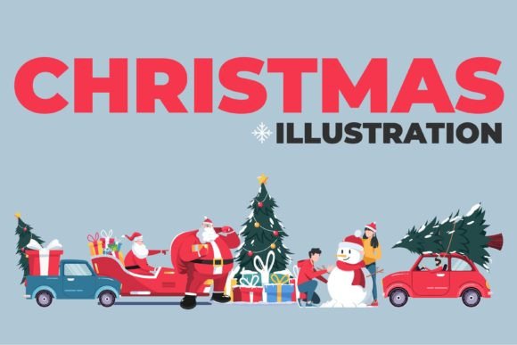 Christmas Illustration Vol 1 Review for Modern Blog Design