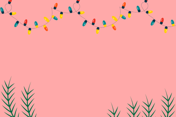 Christmas Pink Background: A Designer's Review of Illustrations