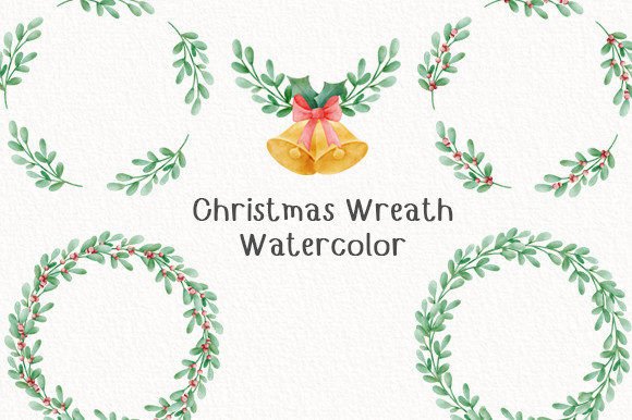 Christmas Wreath Watercolor: A Designer's Review of Festive Illustrations