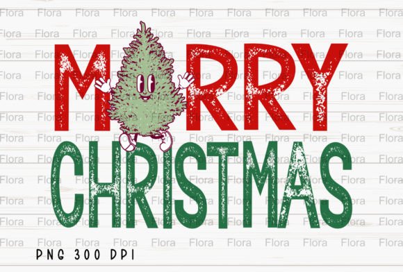 Merry Christmas Tree Sublimation PNG: A Fresh Look at Seasonal Illustrations