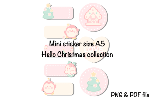 Mini Sticker Hello Christmas: The Perfect Illustrations for Festive Publishing