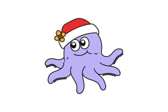 Octopus Celebrating Christmas: A Review of Festive Illustrations for Crafters