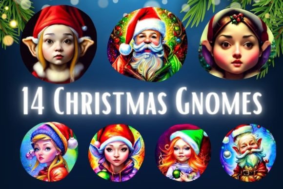 Reviewing 14 Christmas Gnomes Clipart for Seasonal Illustrations