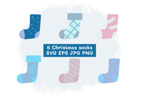 Set Christmas Socks SVG: A Designer's Review of Seasonal Illustrations