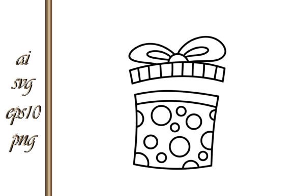 Xmas Christmas Birthday Gift Box Illustrations